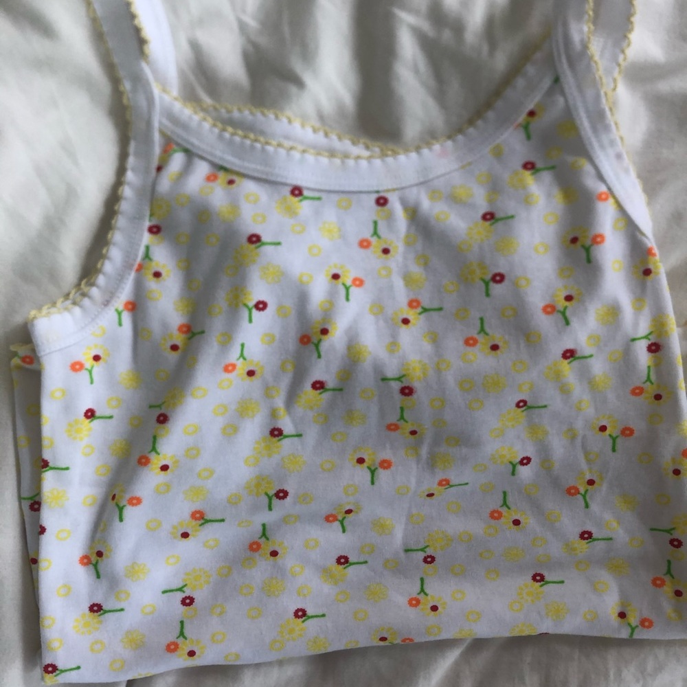 Floral tank top